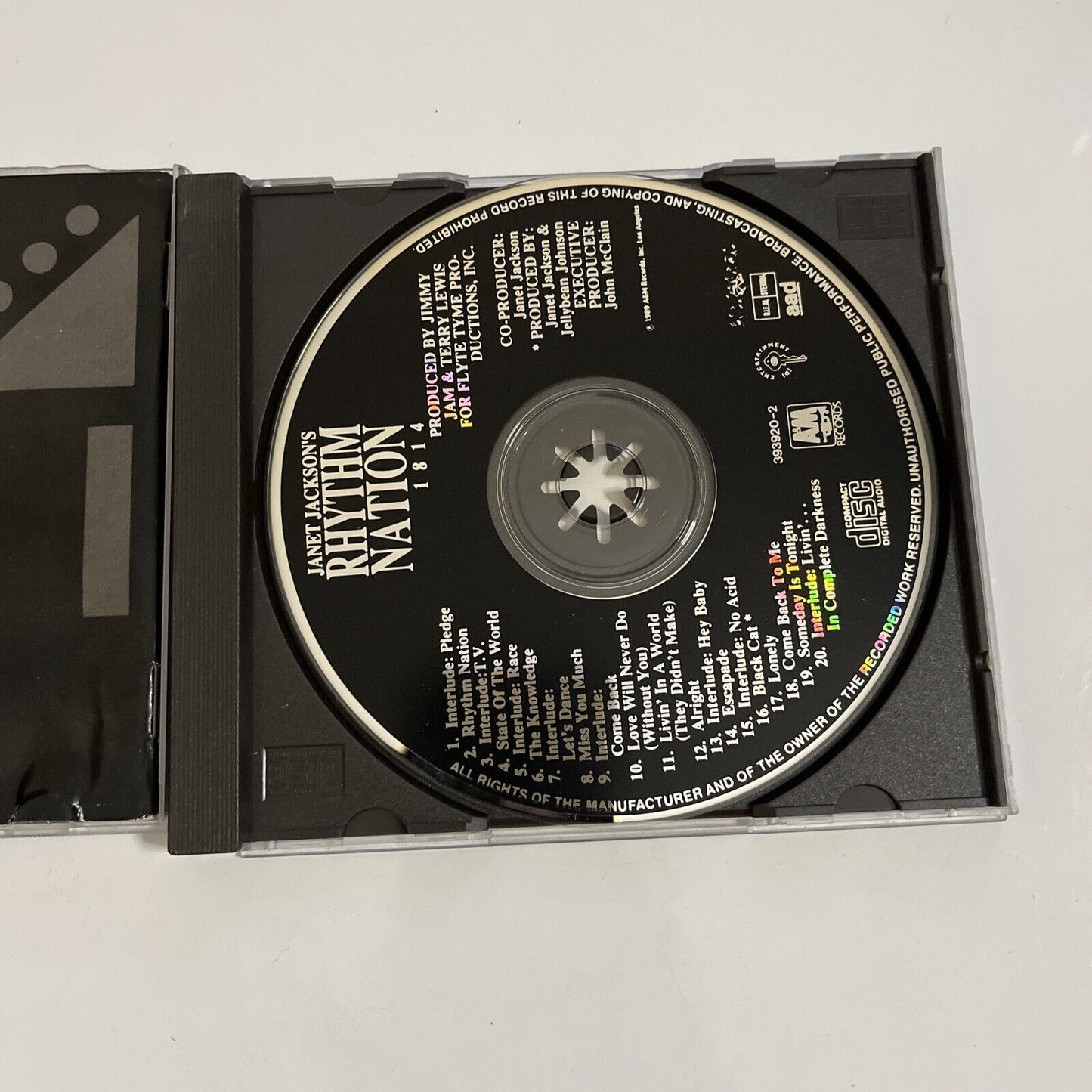 Rhythm Nation 1814 by Janet Jackson (CD, 1989) Album