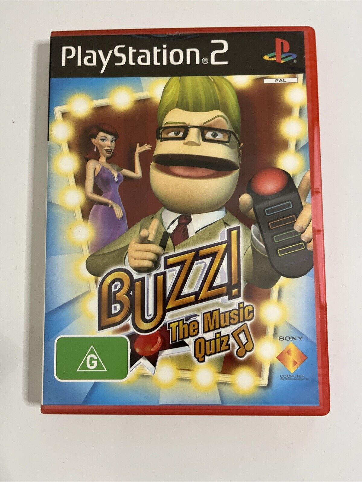 Buzz! The Music Quiz PS2 Sony PlayStation 2 PAL Game