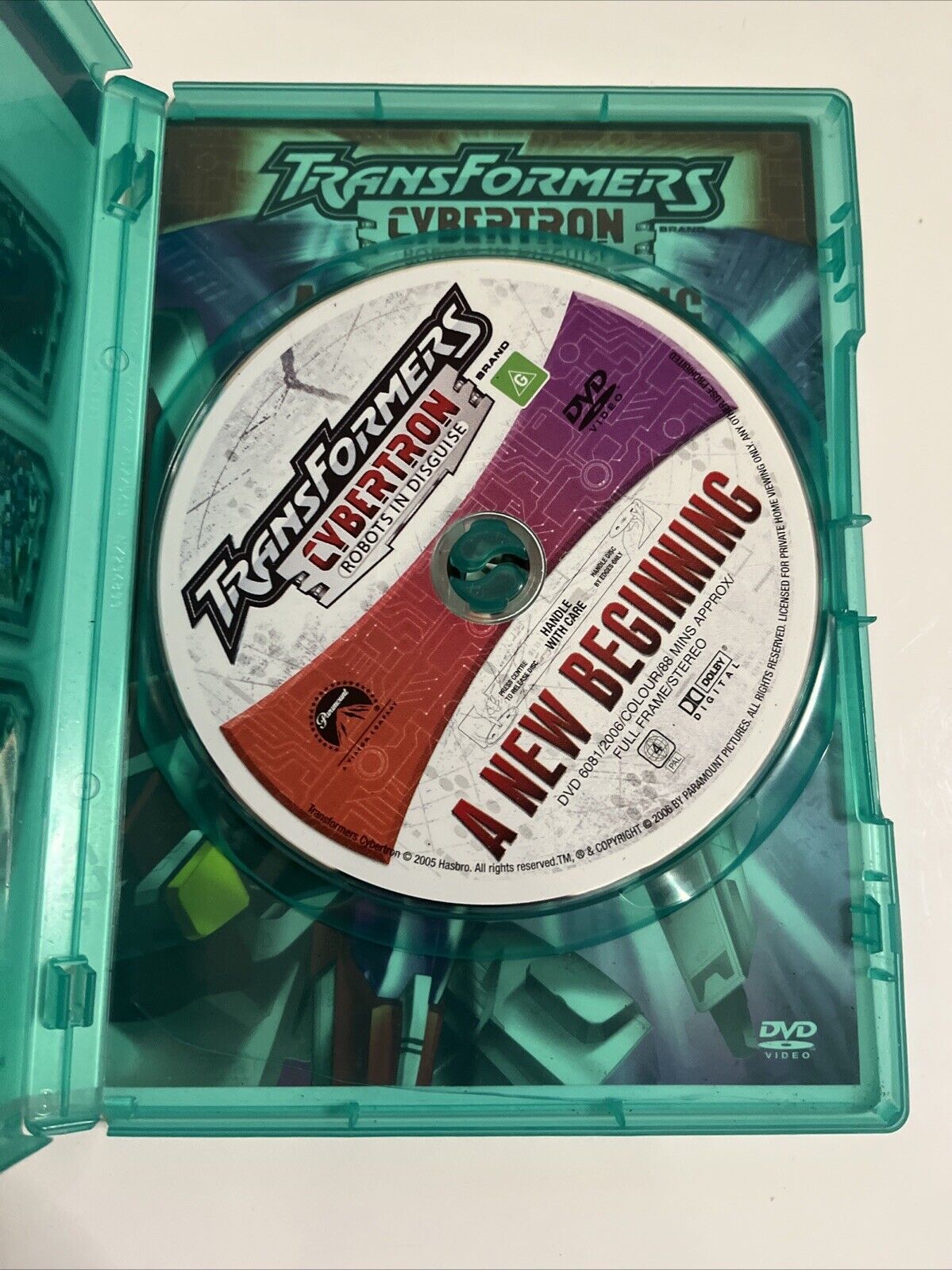 Transformers Cyberton A New Beginning (DVD, 2005) Region 4