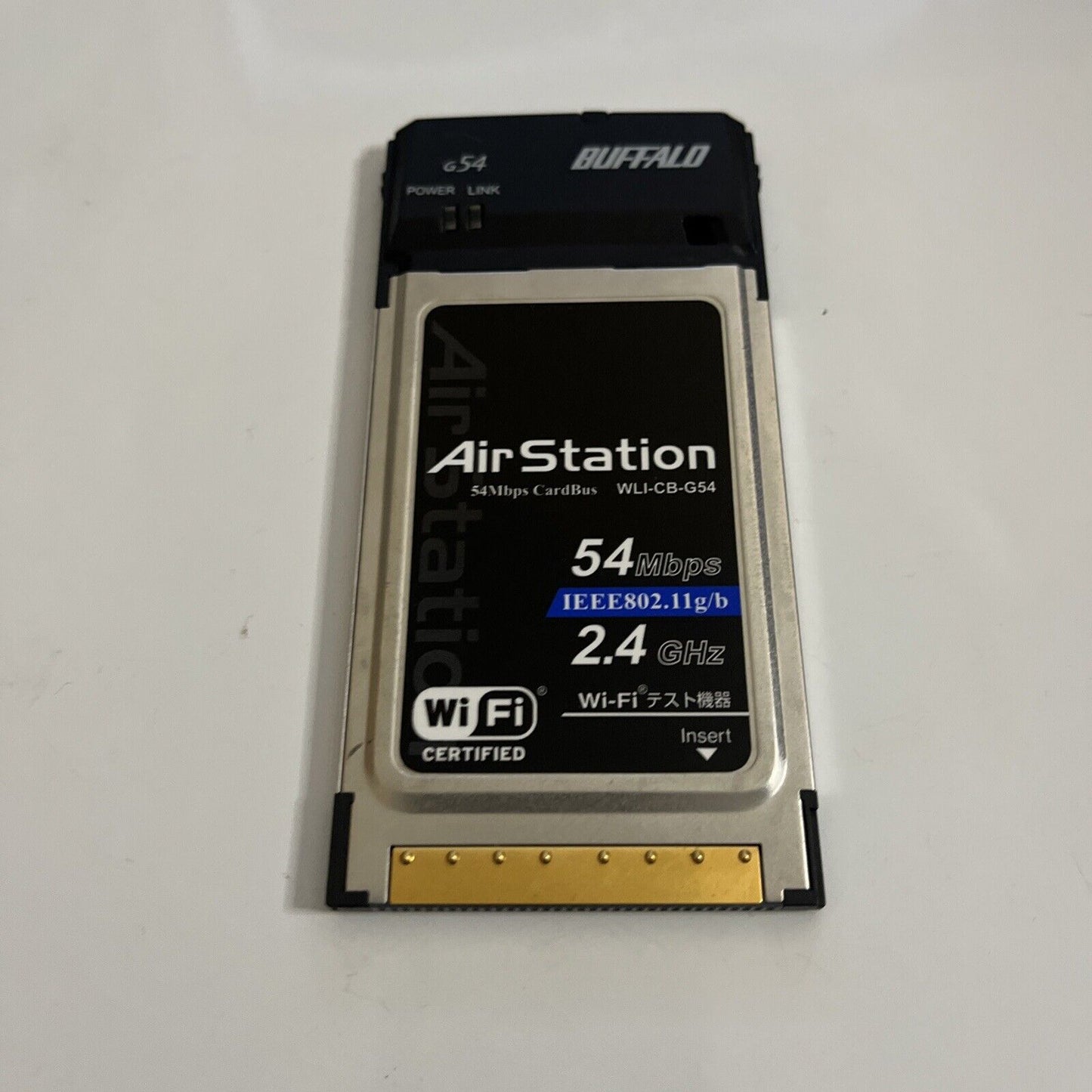 Buffalo Air Station WiFi Wireless PCMCIA Card WLI-CB-G54 54Mbps Cardbus