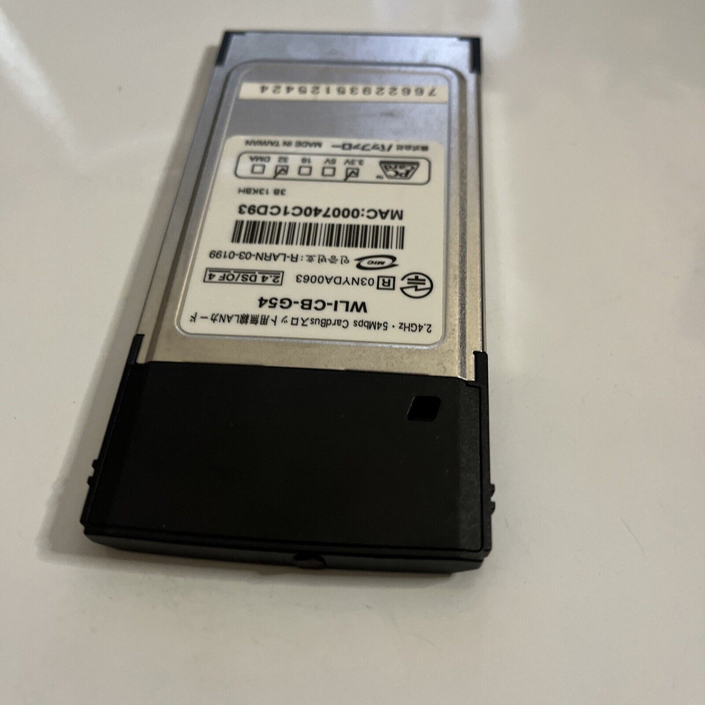 Buffalo Air Station WiFi Wireless PCMCIA Card WLI-CB-G54 54Mbps Cardbus