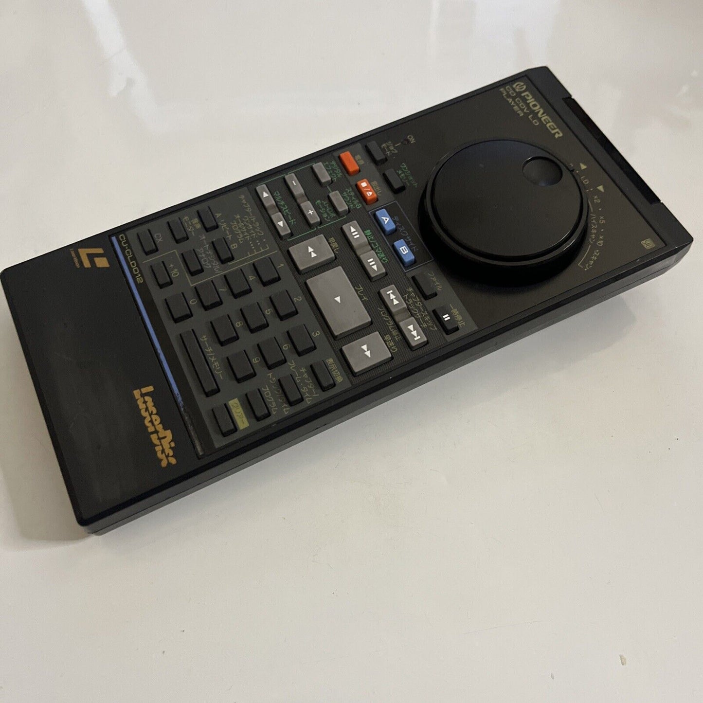 Genuine Pioneer Laserdisc Remote Control CU-CL0012 For Pioneer Laserdisc Player