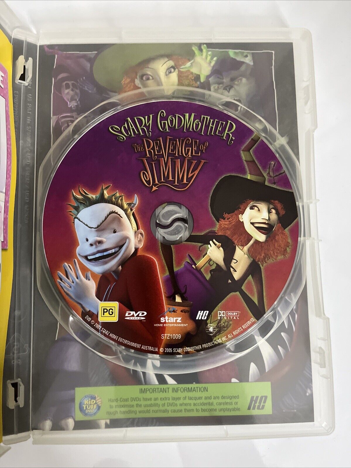 Scary Godmother : The Revenge of Jimmy (DVD, 2005) Animation Region 4
