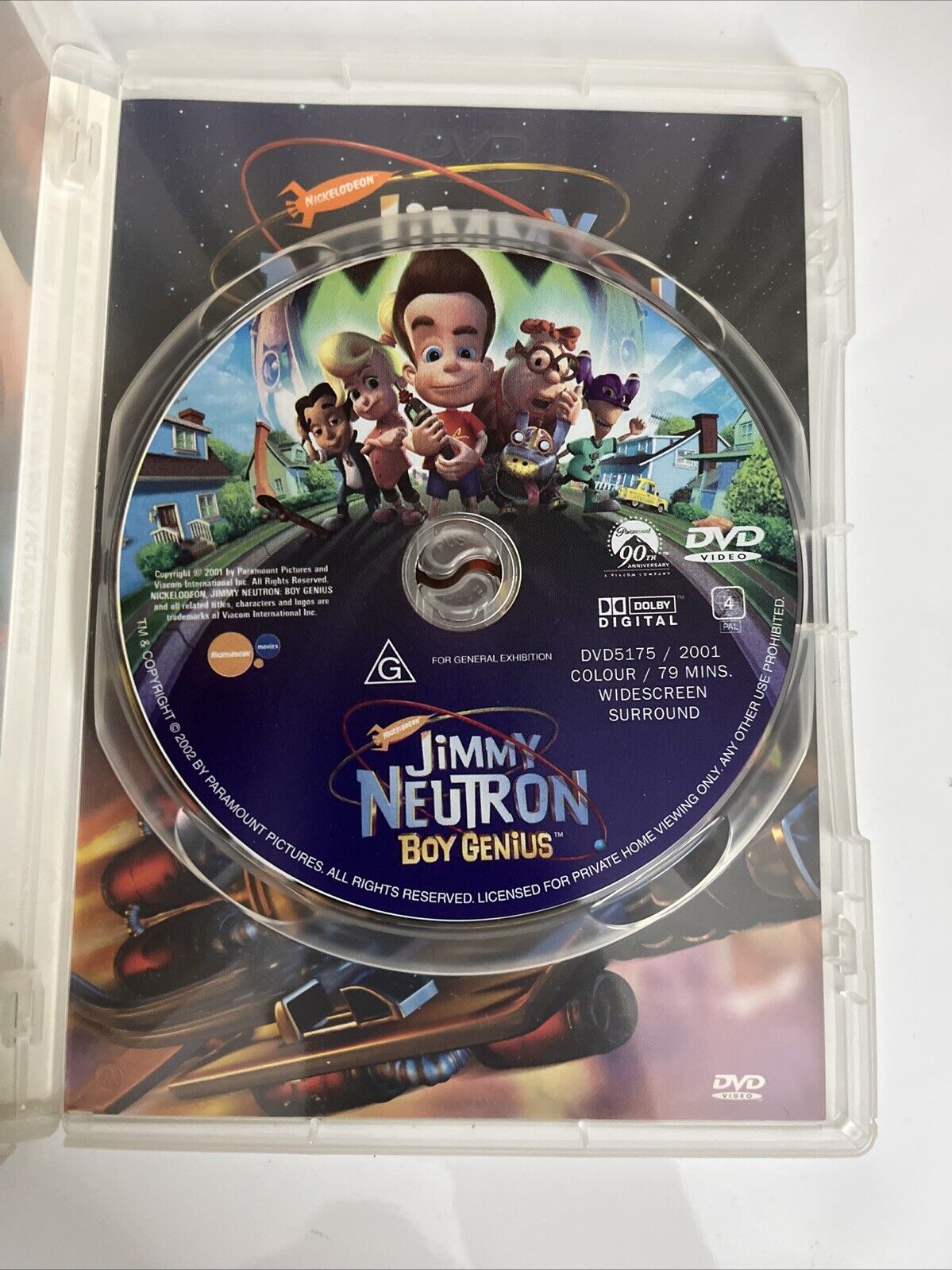 Jimmy Neutron Boy Genius (DVD, 2001) Animated Film Region 4