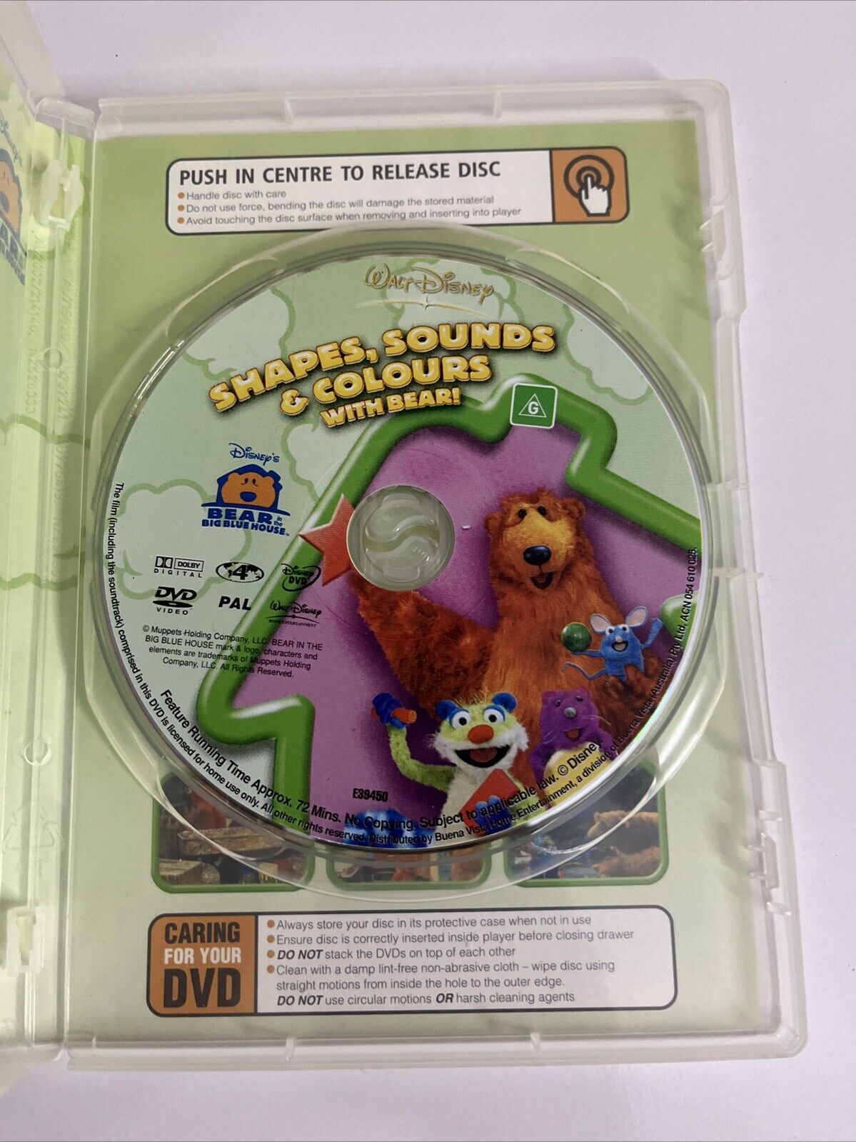 Bear in the Big Blue House : Shapes, Sounds & Colours with Bear (DVD, 2005) Reg4