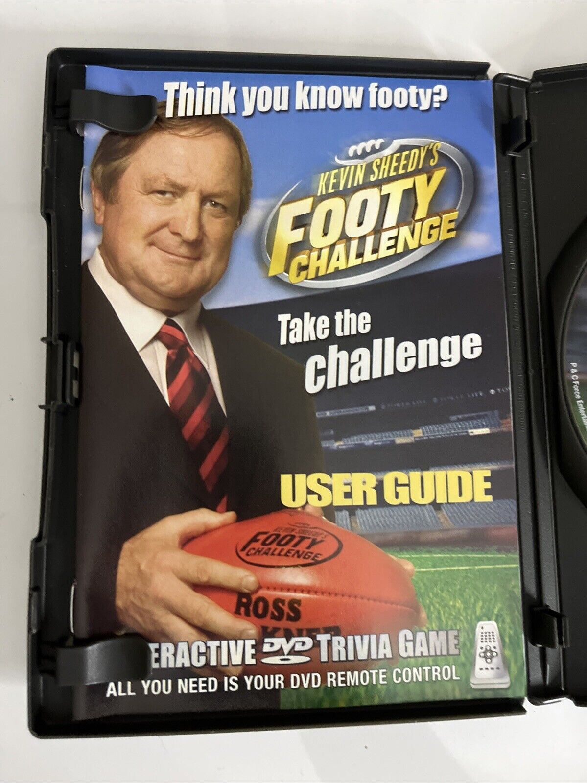 Kevin Sheedy's Footy Challenge: Interactive Trivia Game (DVD, 2005) Region 4
