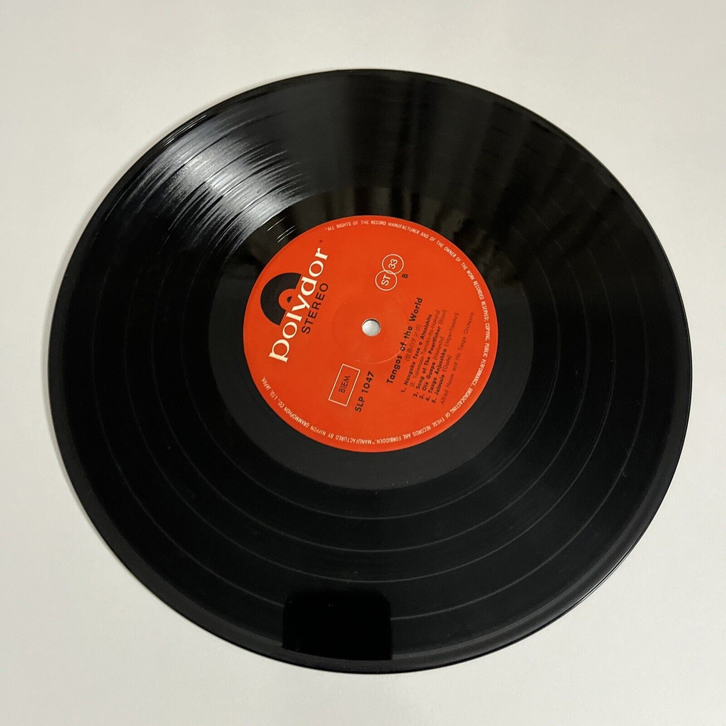 Tangos Of The World 10" LP Vinyl Record Polydor SLP-1047