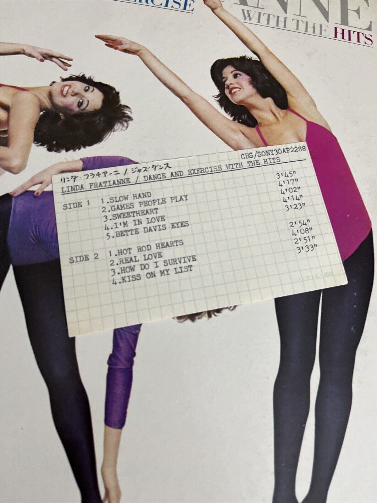 Dance & Exercise With The Hits by Linda Fratianne 1982 LP Vinyl Record 30AP 2288