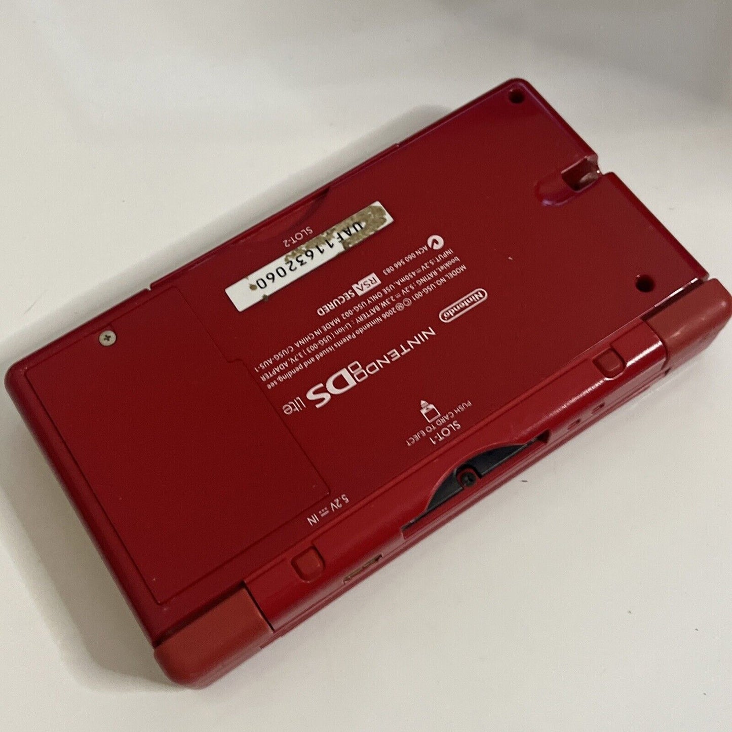 Nintendo DS Lite Red Mario Edition Handheld System Console Limited Edition