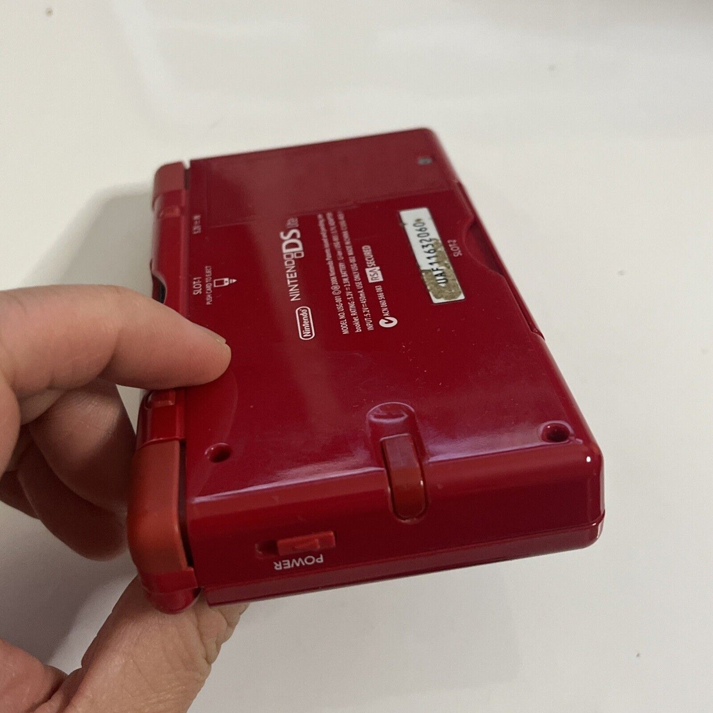 Nintendo DS Lite Red Mario Edition Handheld System Console Limited Edition