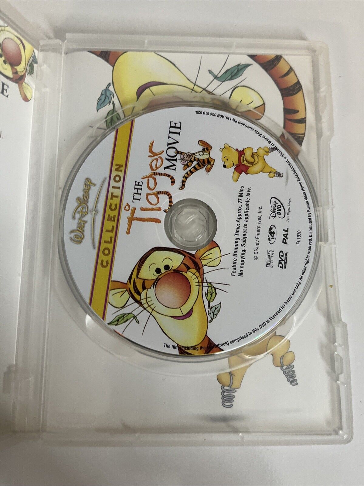 The Tigger Movie (DVD, 1999) Disney Animated Film Region 4