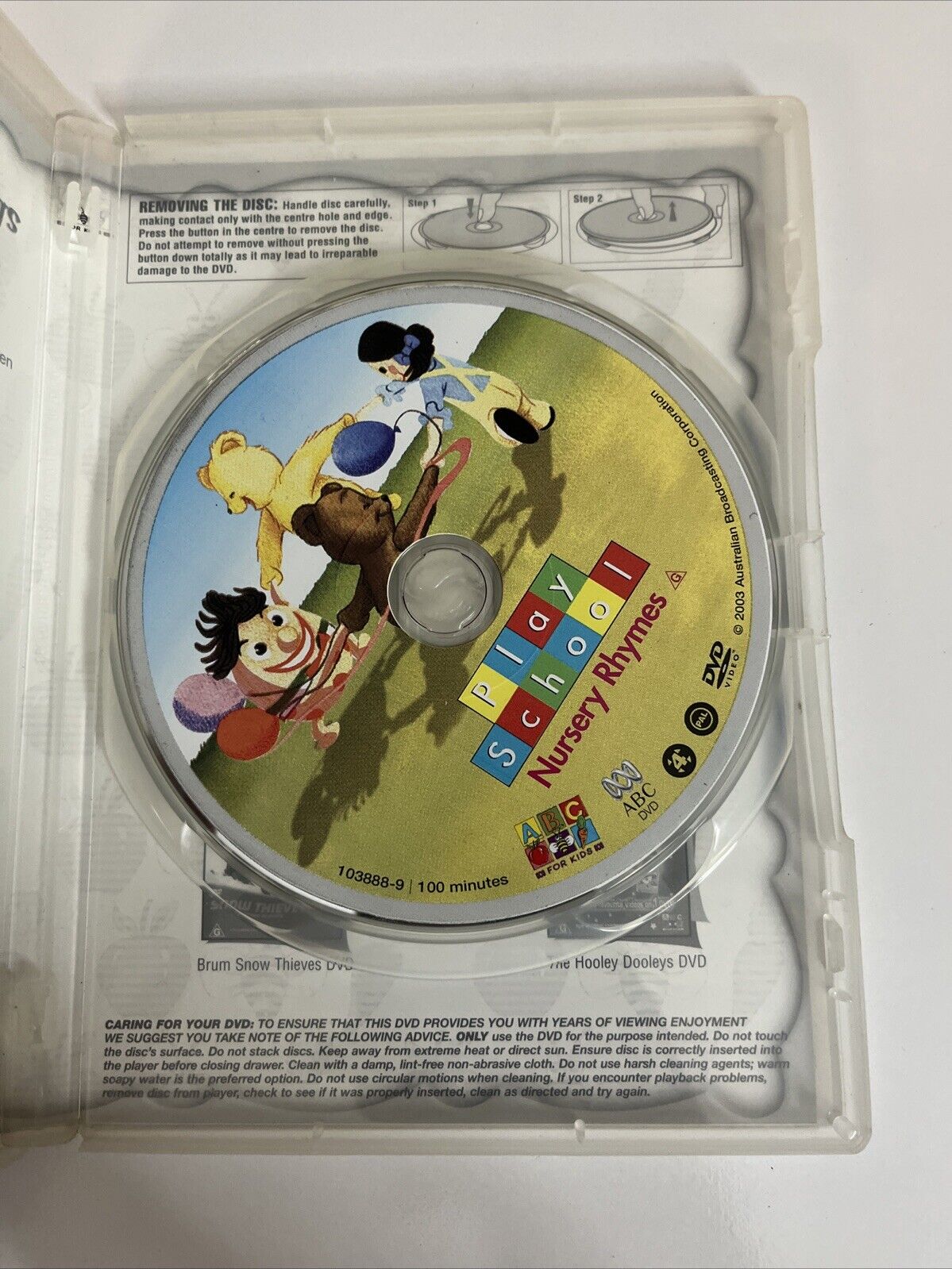 Play School Nursery Rhymes (DVD, 2001) ABC Kids Region 4