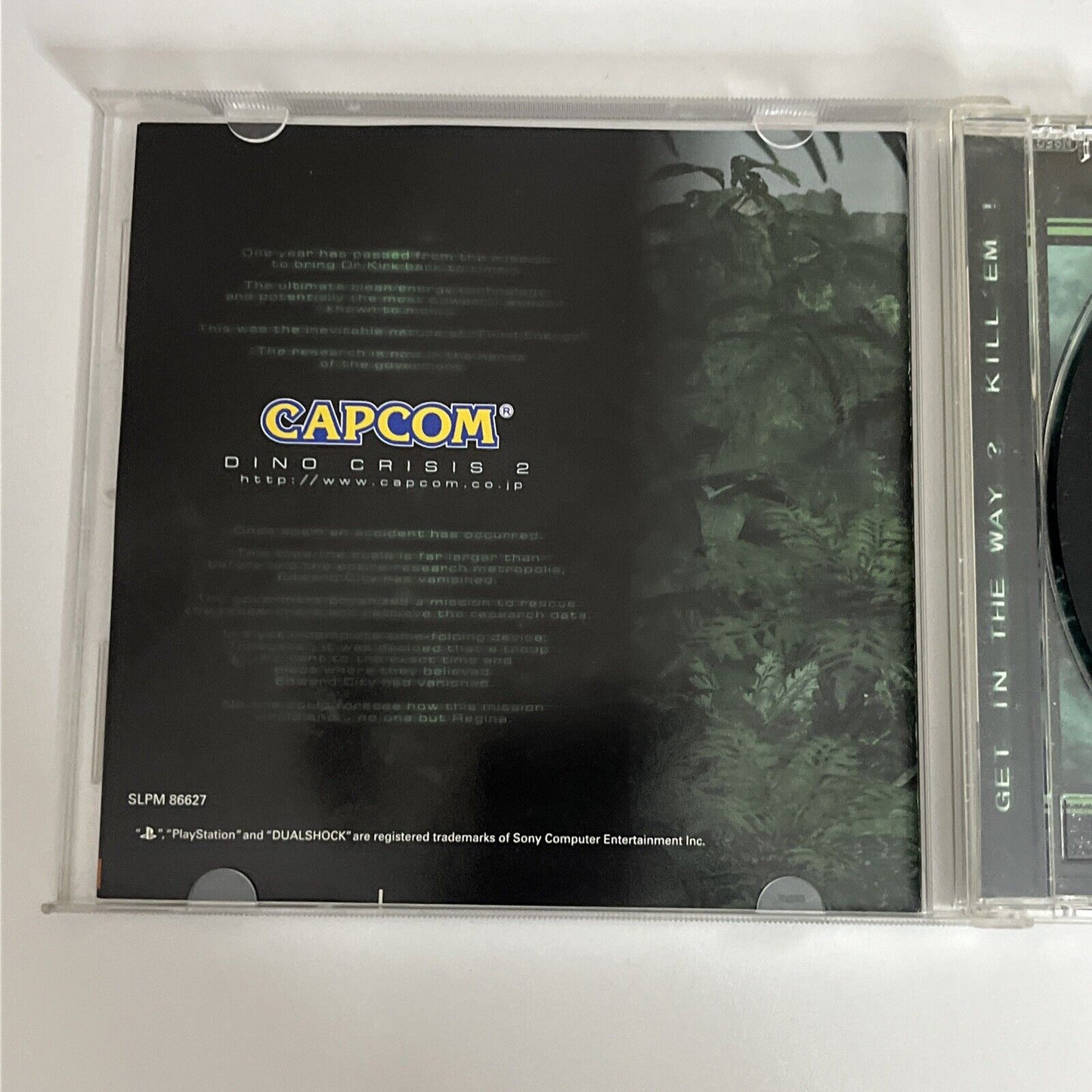 Dino Crisis 2 PS1 Sony PlayStation NTSC-J JAPAN Obi 2000 Game Complete