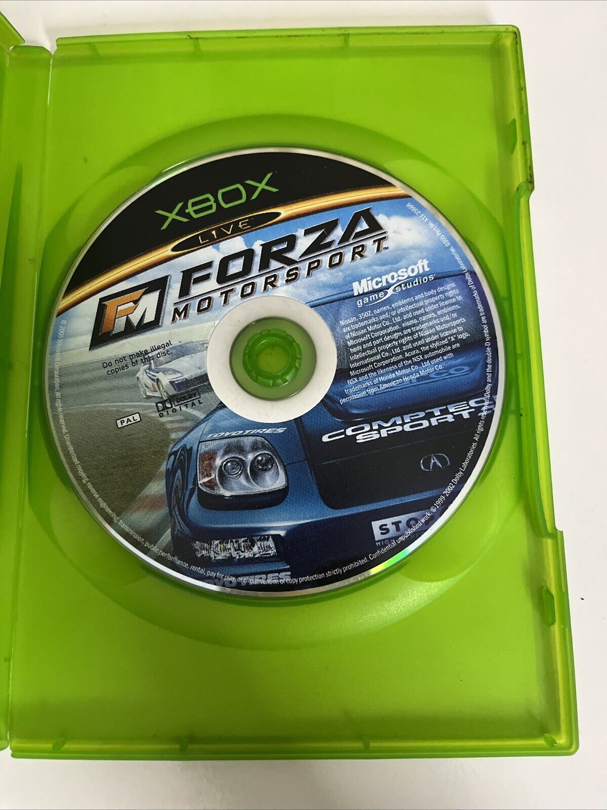 Forza Motorsport 1 Microsoft XBOX PAL Original Car Racing 2005 Game