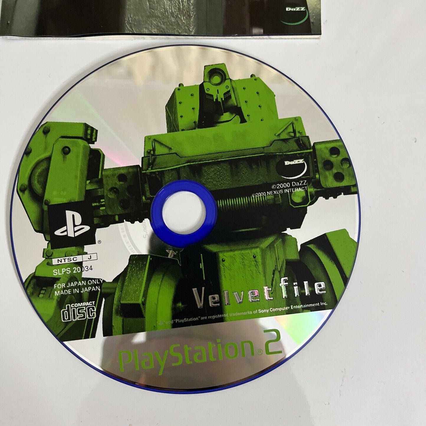 Velvet File Robot Warlords PS2 PlayStation NTSC-J JAPAN Tactical RPG Complete