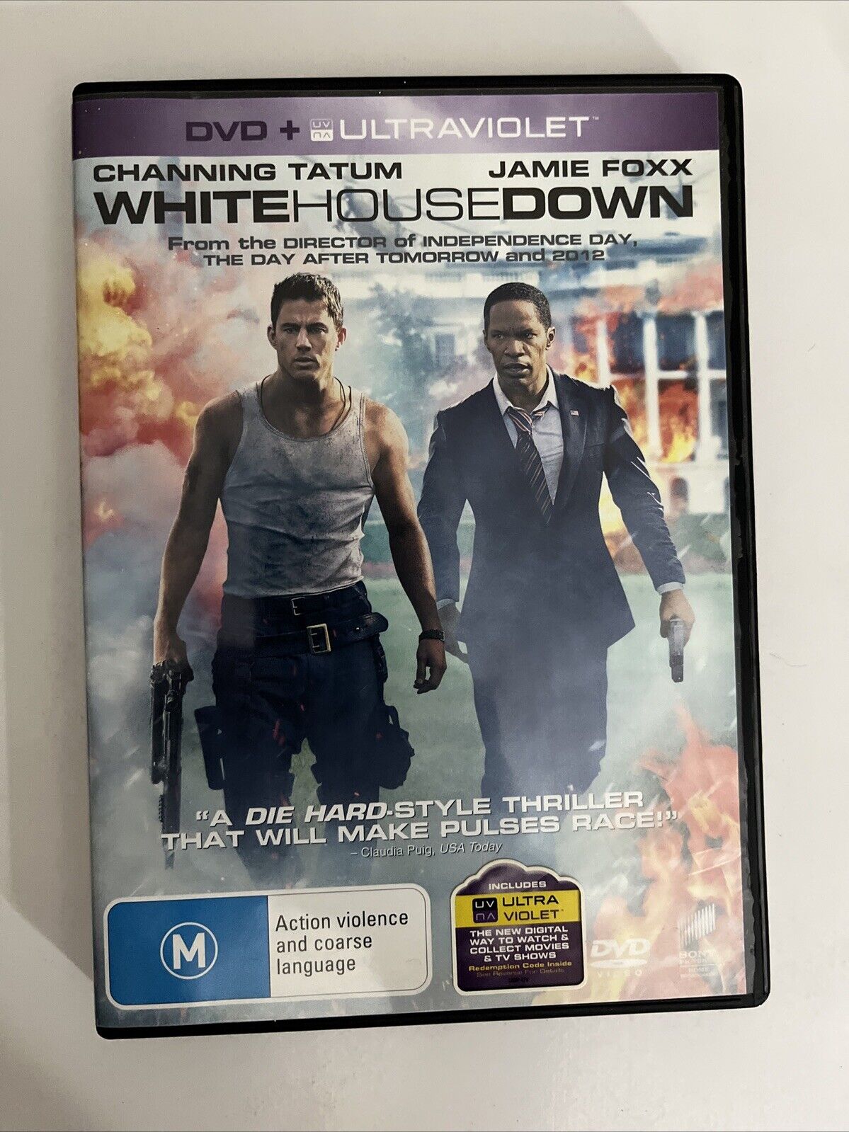 White House Down (DVD, 2013) Channing Tatum, Jamie Foxx, Maggie Gyllenhaal Reg4