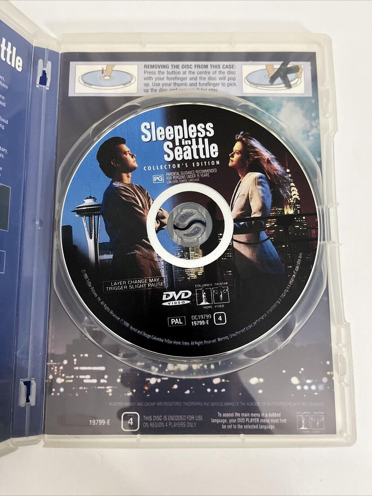 Sleepless in Seattle (DVD, 1993) Tom Hanks, Bill Pullman, Meg Ryan Region 4