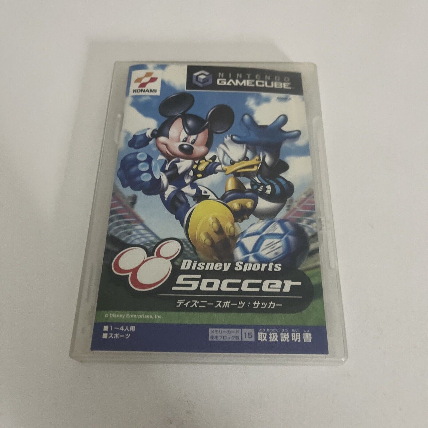 Disney Sports Soccer NGC Nintendo GameCube NTSC-J JAPAN Konami 2002 Game