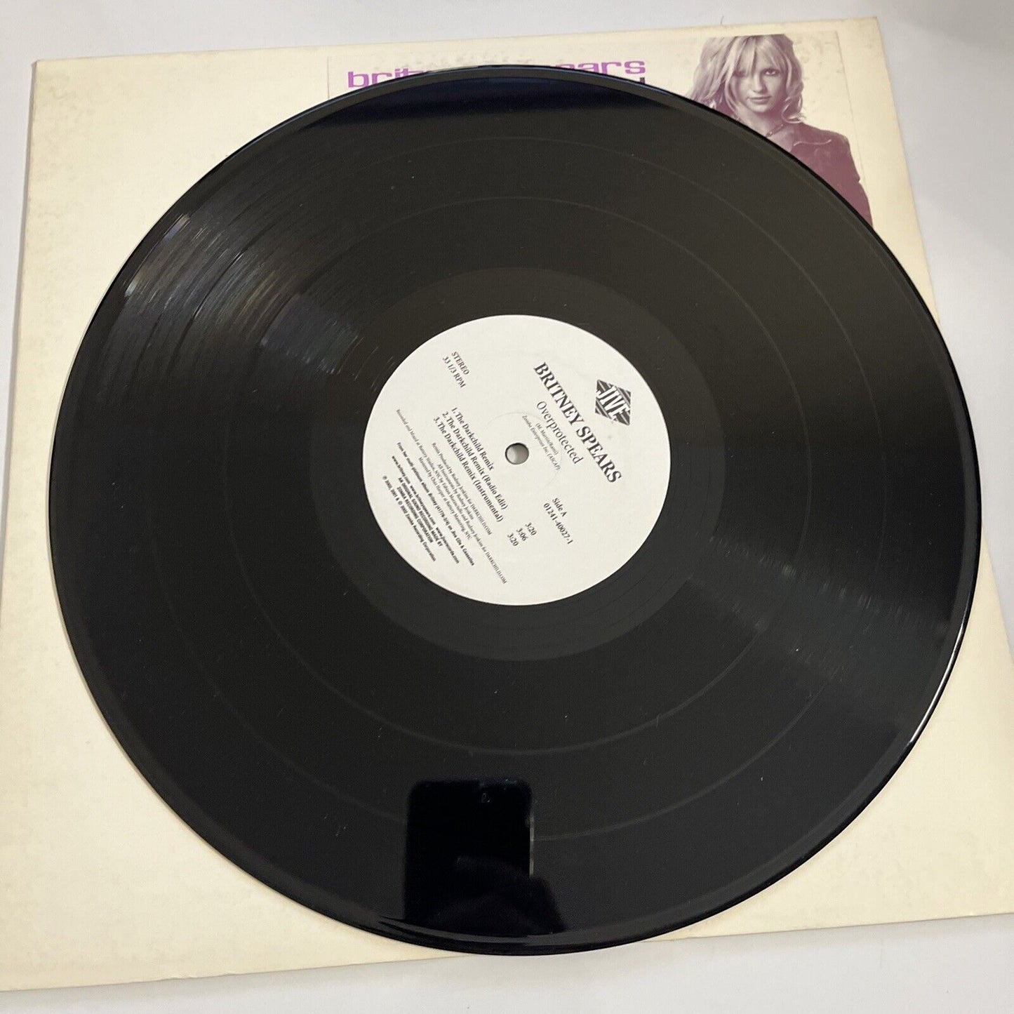 Britney Spears – Overprotected 12" Vinyl Record 2002 Single Jive Records
