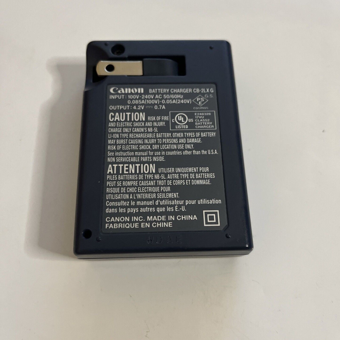 Genuine Canon Camera Battery Charger CB-2LX G for NB-4L NB-5L NB5L Battery