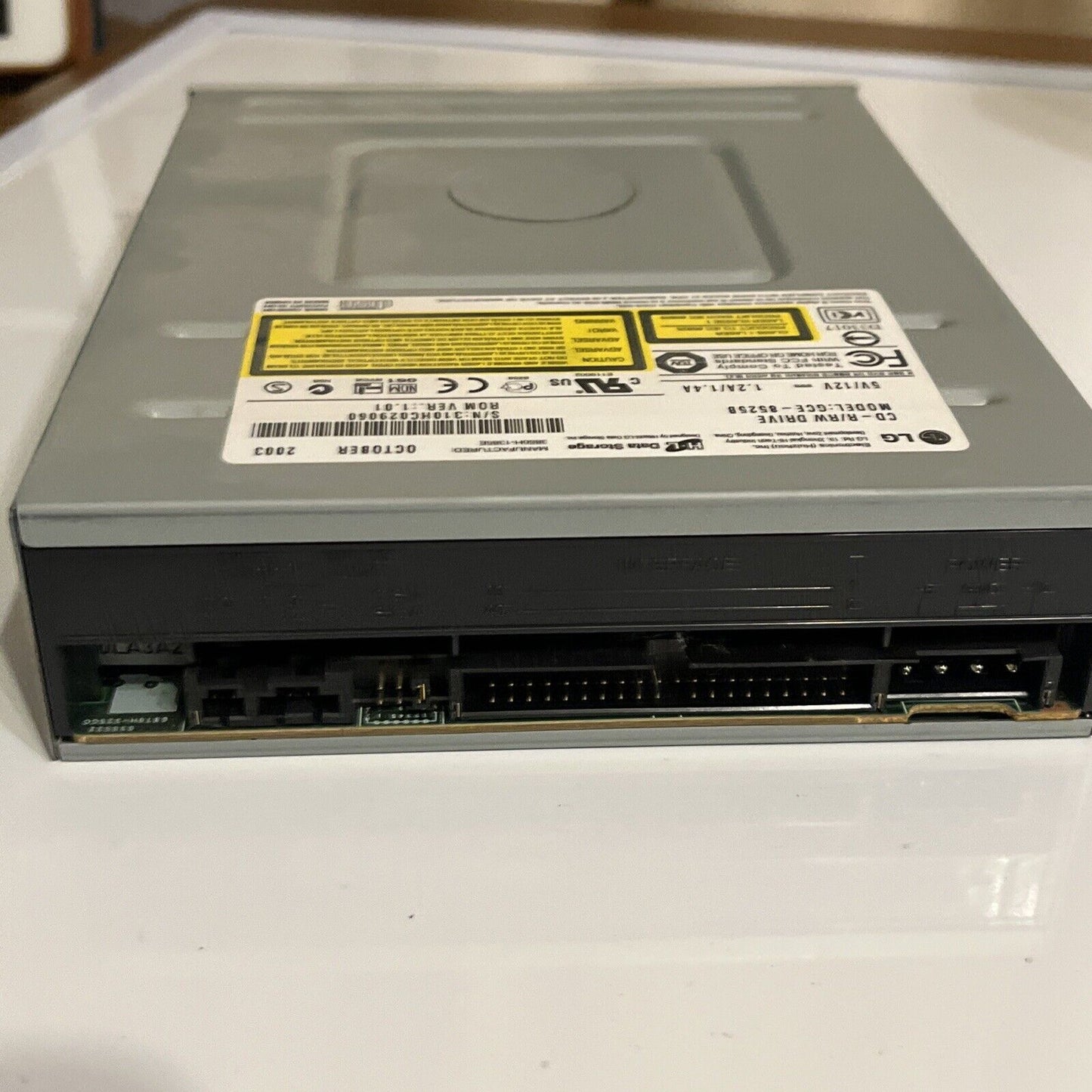 LG CD-R/RW Burner Internal Drive GCE-8525B 52x32x52x 40pin IDE