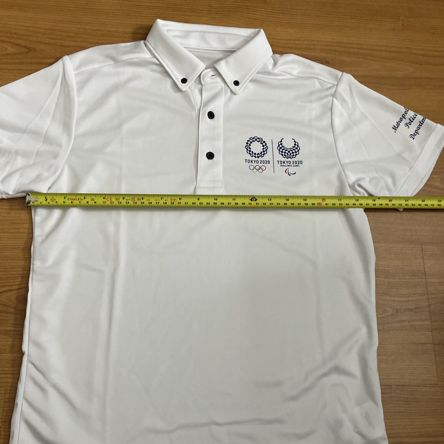 Official Tokyo 2020 Olympic ASIC Metropolitan Police Department Shirt Medium