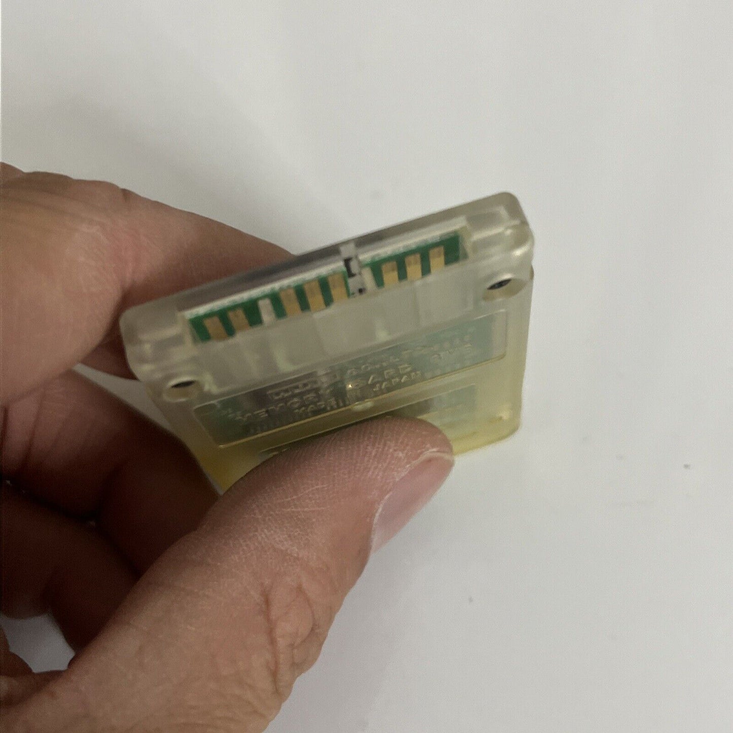 Hori Sony PlayStation 2 PS1 PS2 8MB Memory Card Clear Transparent Made In Japan