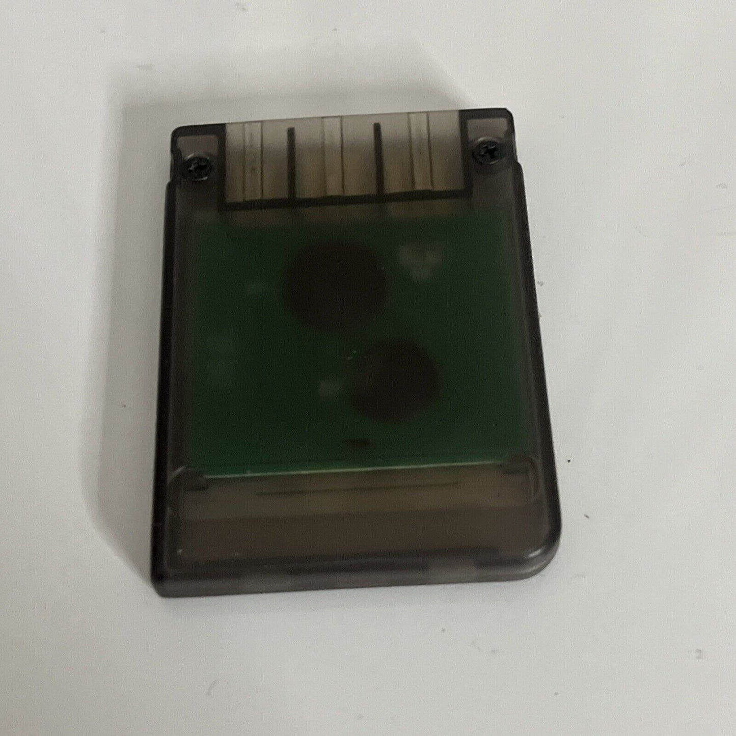PS1 Sony PlayStation Memory King 15 Block Memory Card Clear