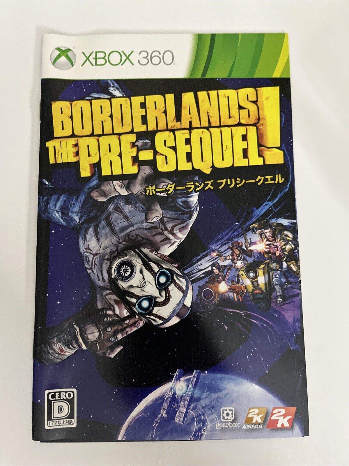 Borderlands: The Pre-Sequel Microsoft XBOX 360 NTSC-J JAPAN Game Complete