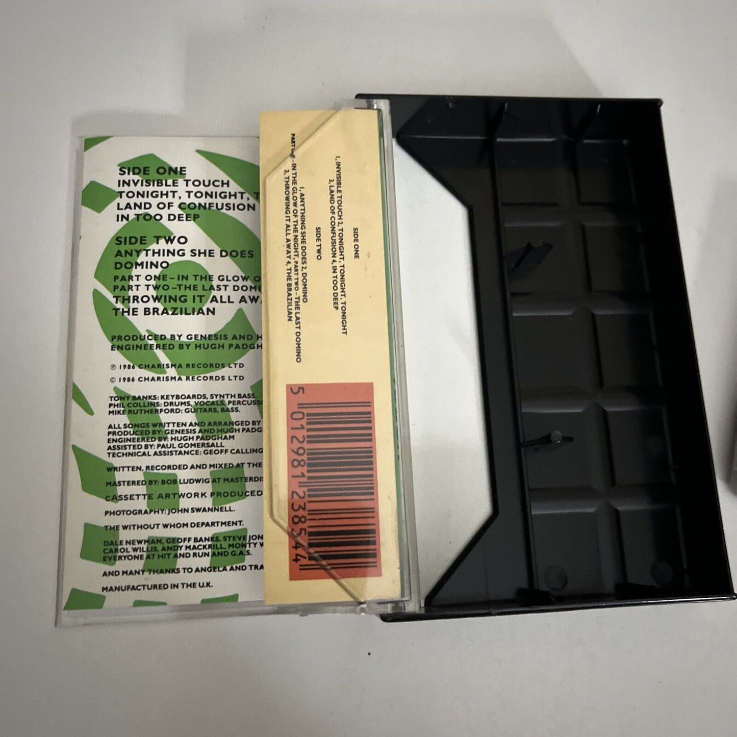 Genesis – Invisible Touch (Music Cassette, 1986) Virgin Records