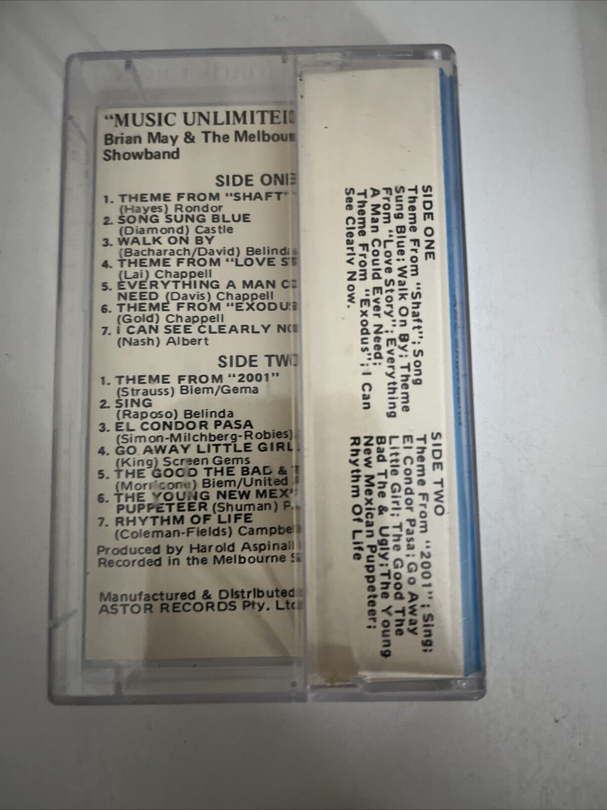 Bryan May And The Melbourne ABC Showband – Music Unlimited (Cassette, 1974)