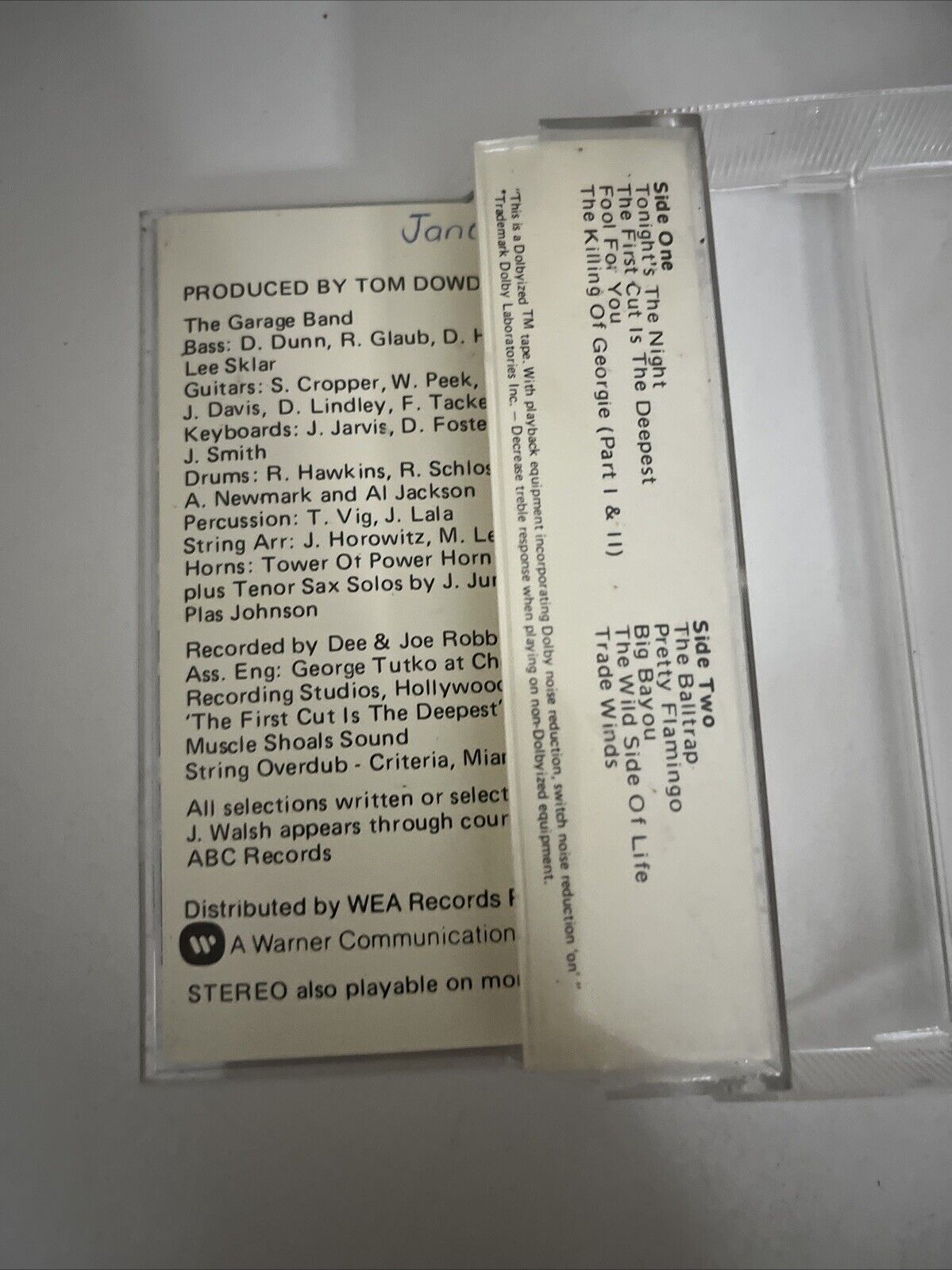 Rod Stewart – A Night On The Town (Music Cassette, 1976) Album M5W 2938