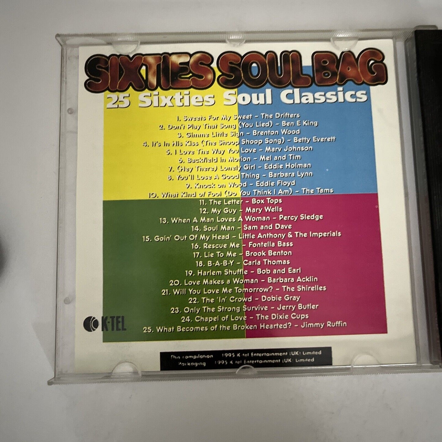 Sixties Soul Bag (25 Sixties Soul Classics) CD 1995 Album