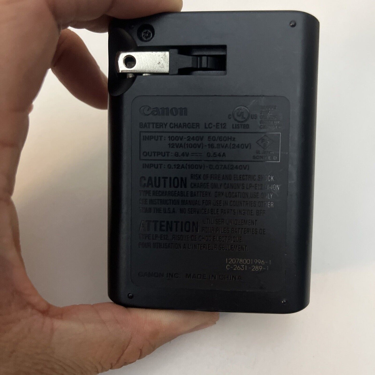 Genuine Canon LC-E12 Camera Battery Charger for LP-E12 LP-E12E Battery