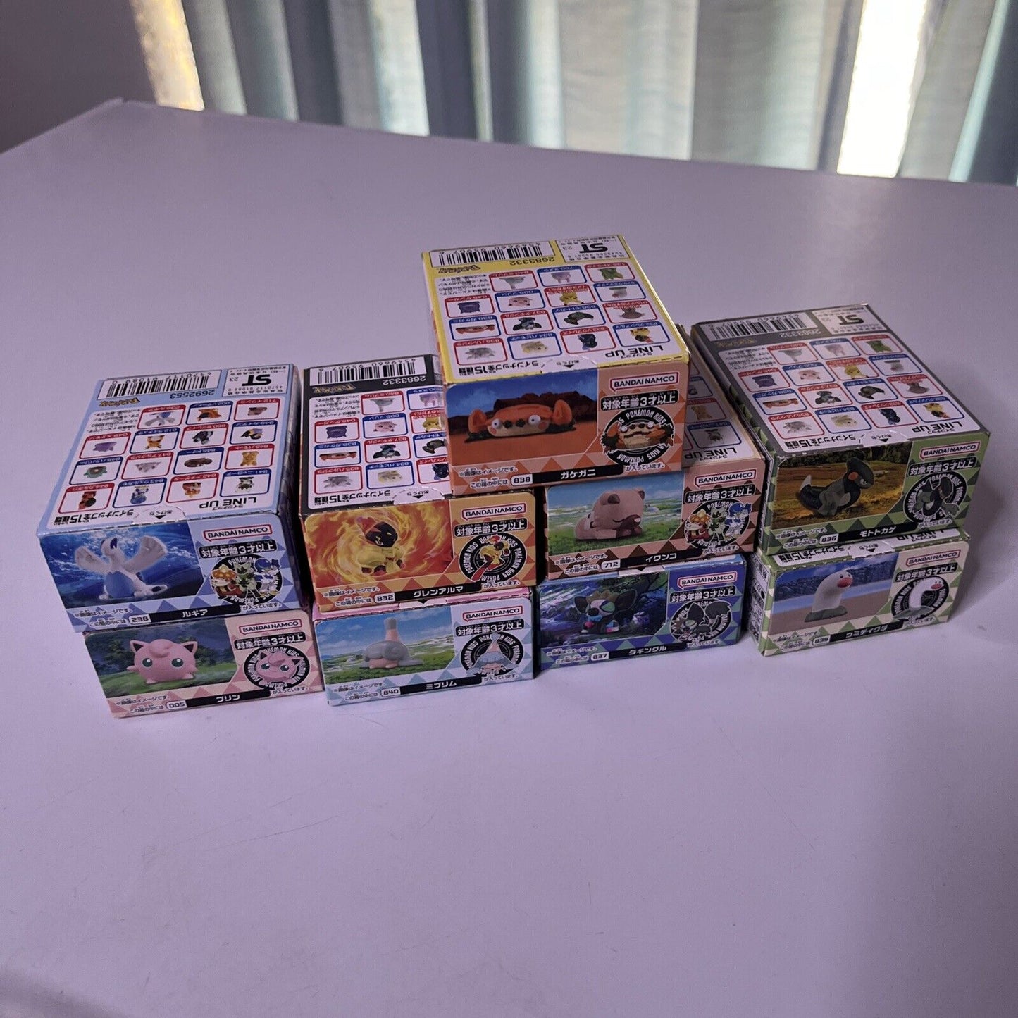 9x Pokemon Kids Boxed Action Figure JAPAN Exclusive Bandai Namco NEW