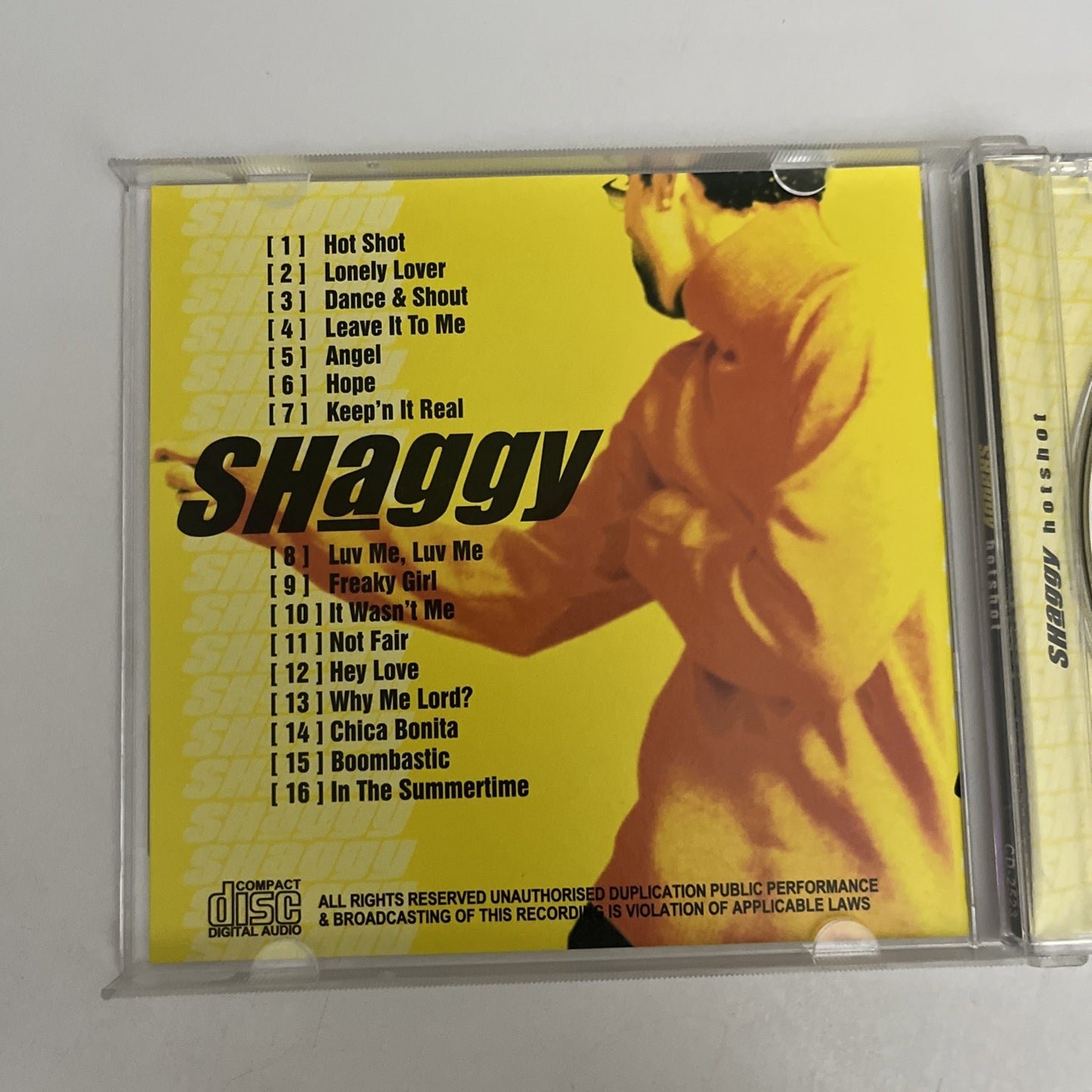 Shaggy – Hot Shot (CD, 2000) Album 112 293-2