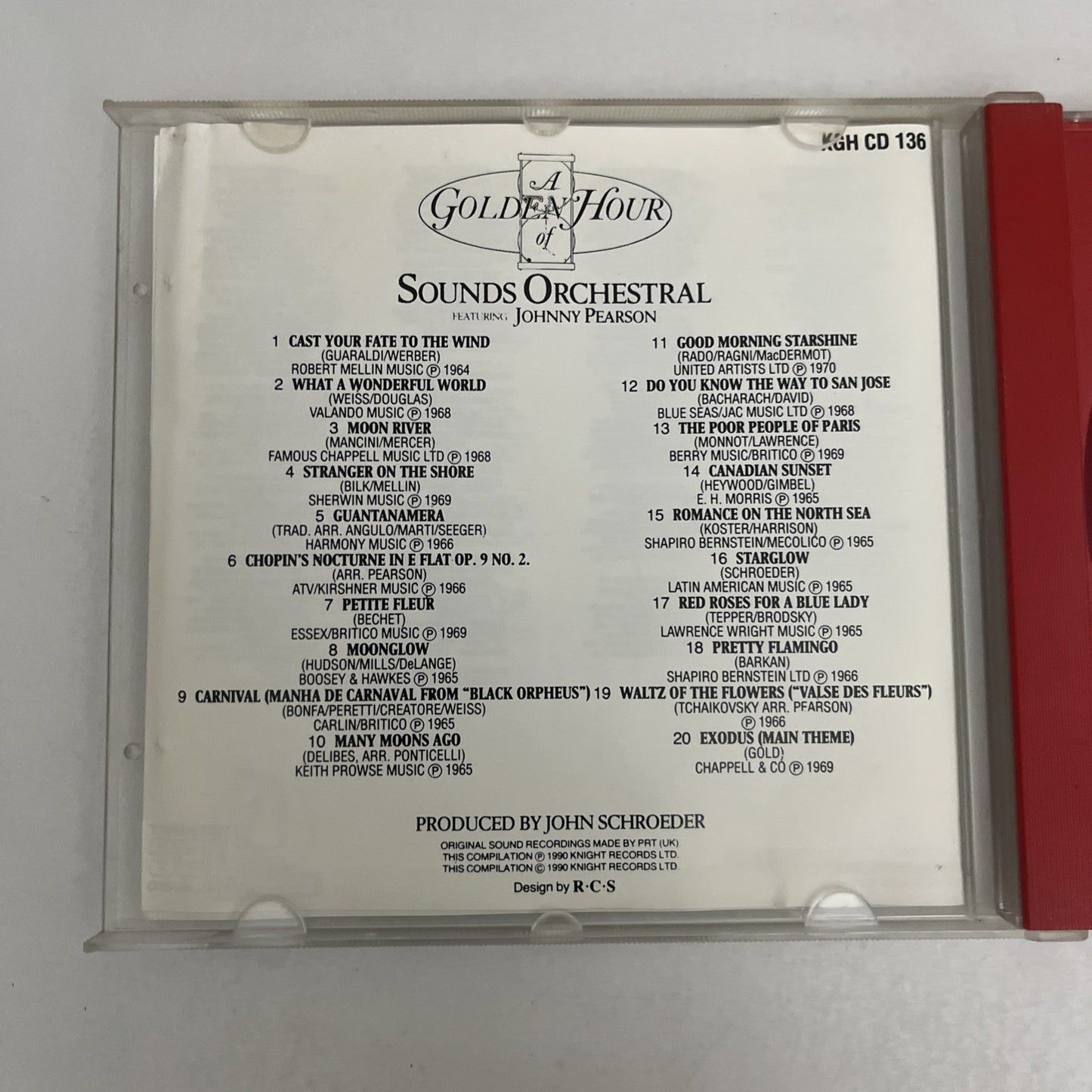 Sounds Orchestral – A Golden Hour Of (CD, 1990) Album KGH CD 136