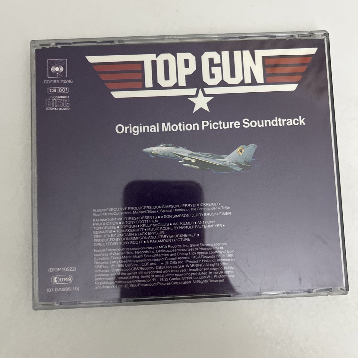 Top Gun Film Soundtrack (Special Expanded Edition) (CD, 1986) Album 494801 2