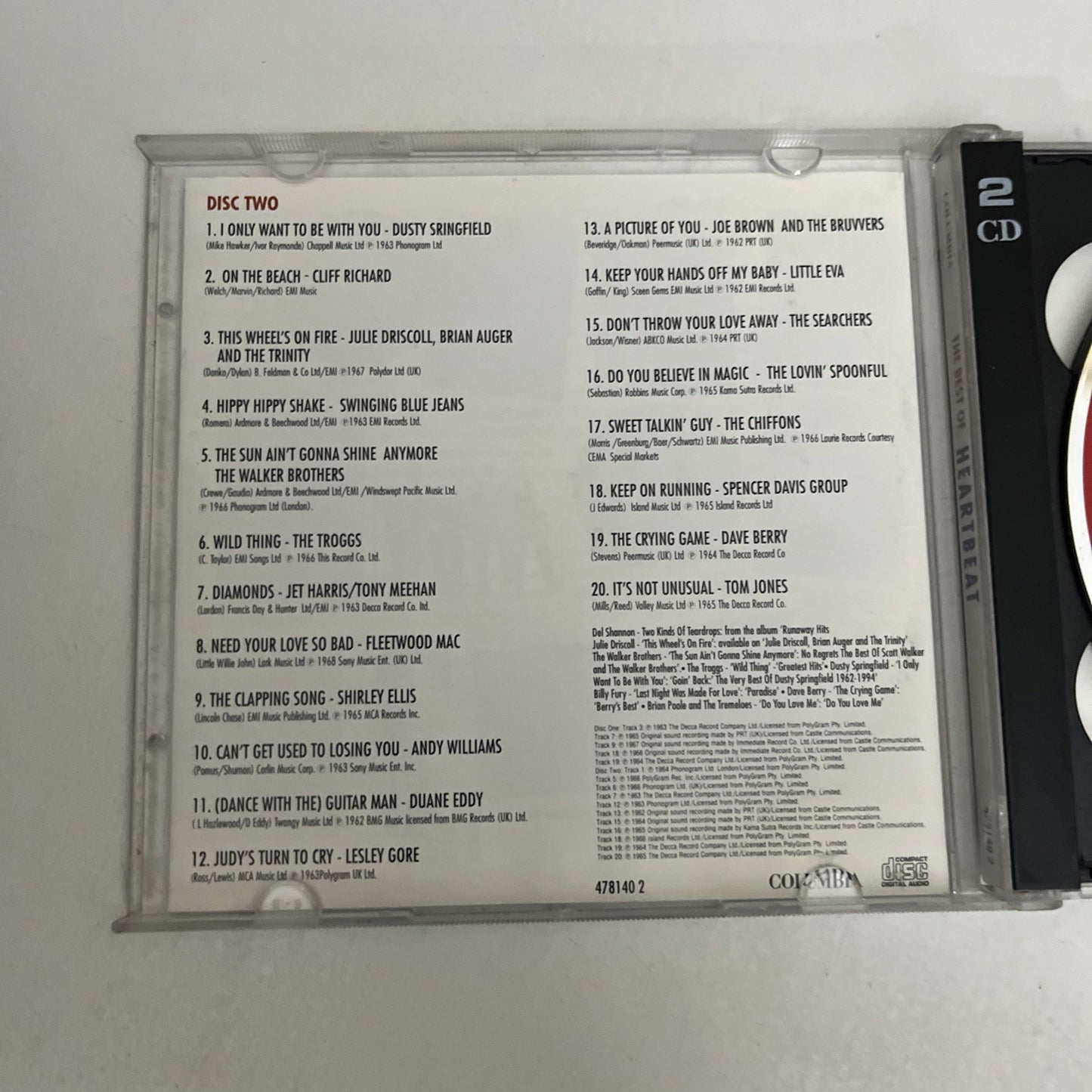 Best Of Heartbeat (Music From The Yorkshire TV Series) (CD, 1994) 2-Disc