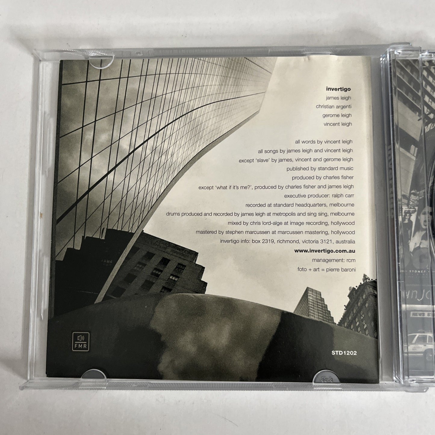 Invertigo – Forum (CD, 2001) Australia STD1202