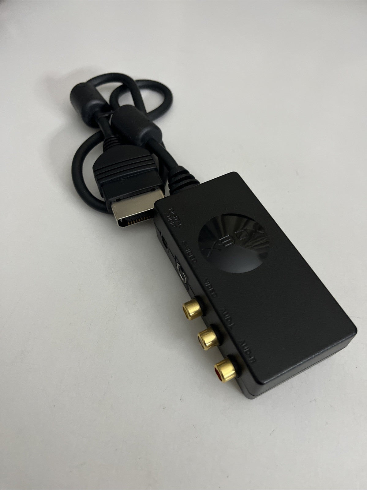 Genuine Microsoft XBOX Original Advanced AV Pack RCA S-Video Optical X08-48665