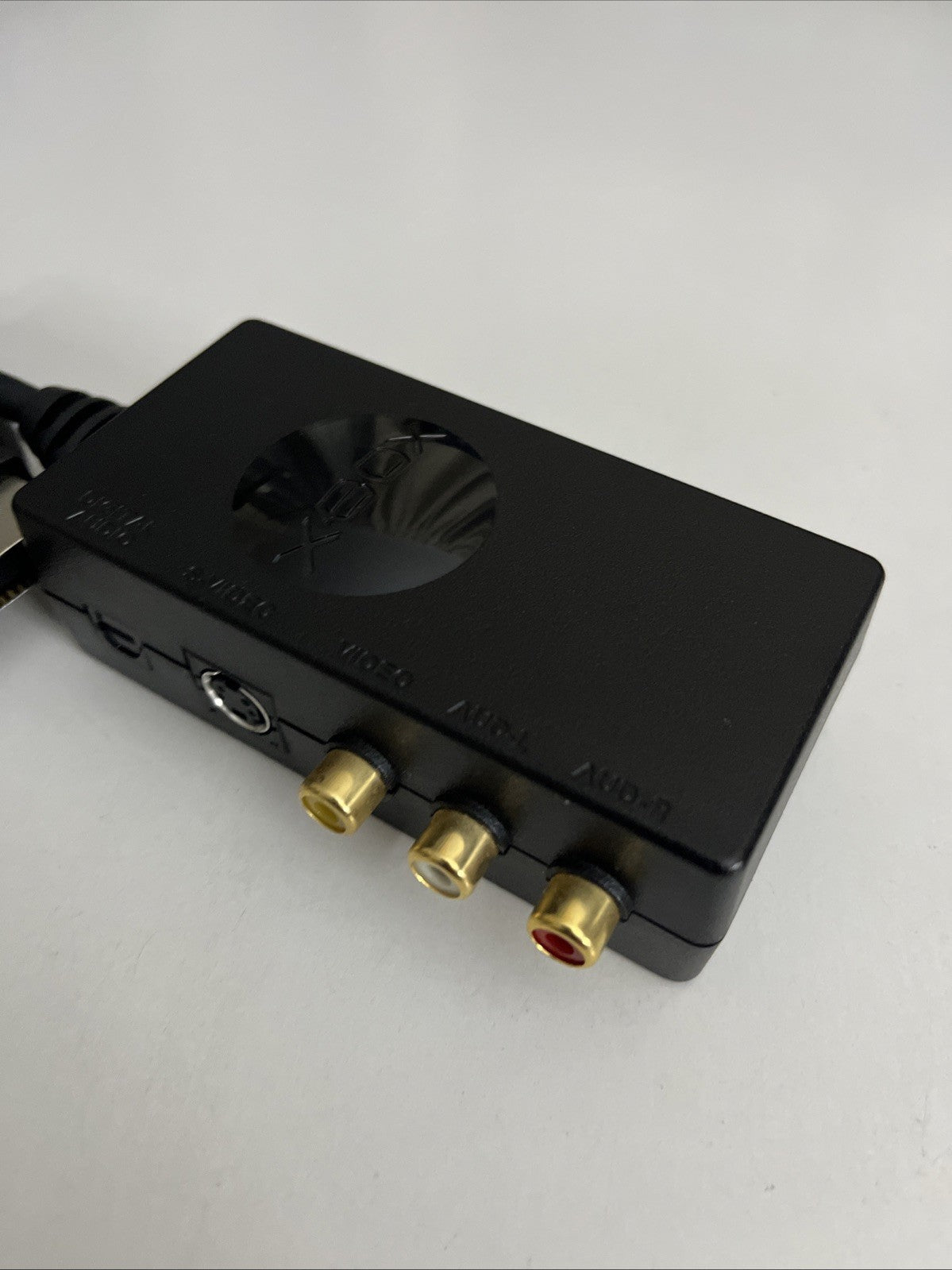 Genuine Microsoft XBOX Original Advanced AV Pack RCA S-Video Optical X08-48665