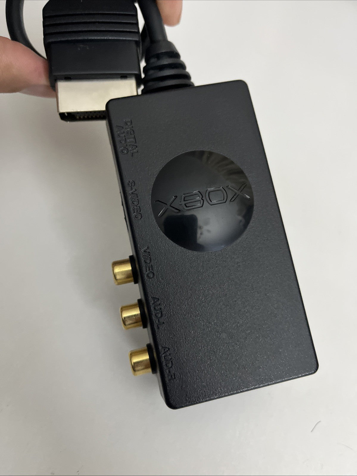 Genuine Microsoft XBOX Original Advanced AV Pack RCA S-Video Optical X08-48665