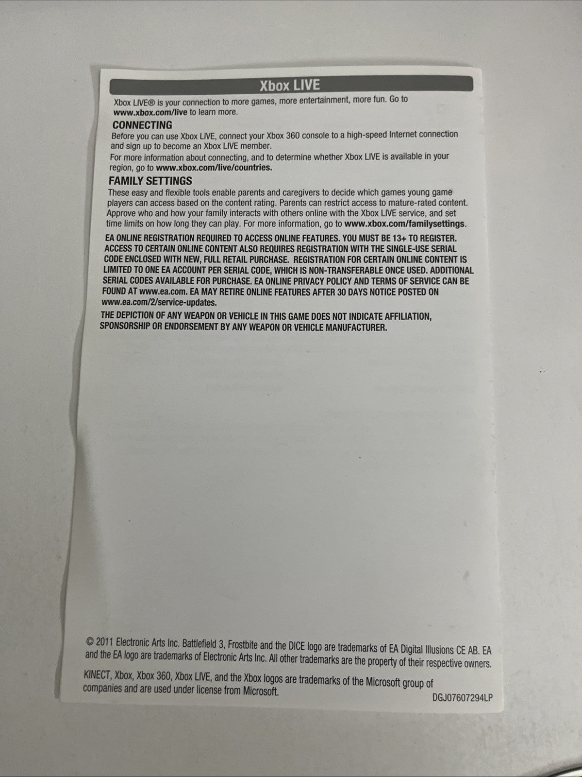 Battlefield 3 Limited Edition Microsoft XBOX 360 PAL Shooter 2011 Game