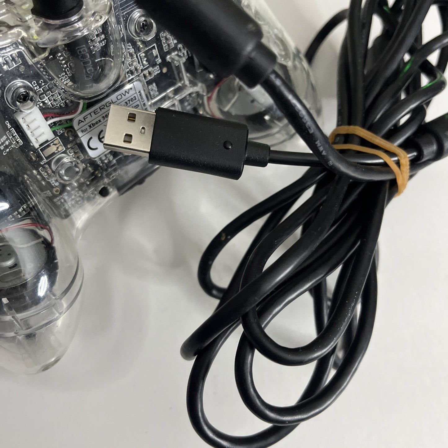 Afterglow Microsoft XBOX 360 PC Wired Controller Clear Transparent PL-3702