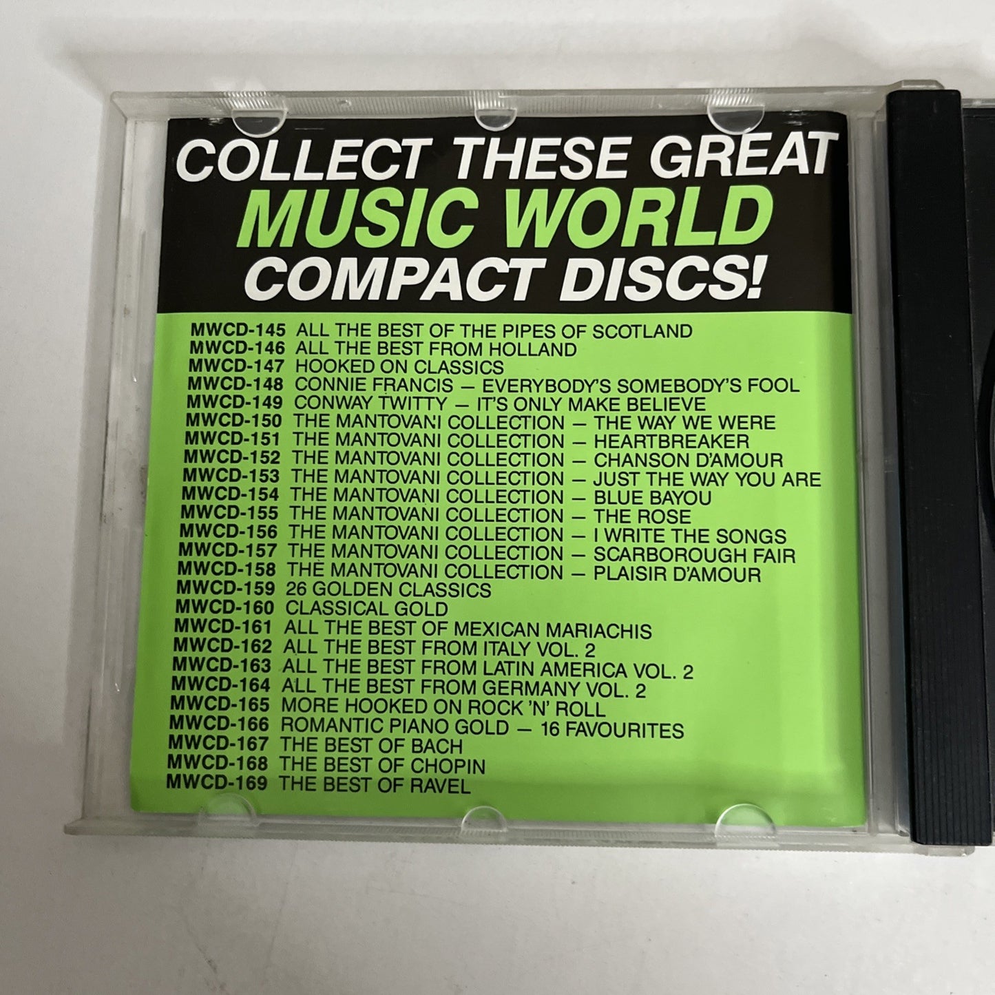 Smash Hits From The Movies (CD, 1992) Soundtrack Album