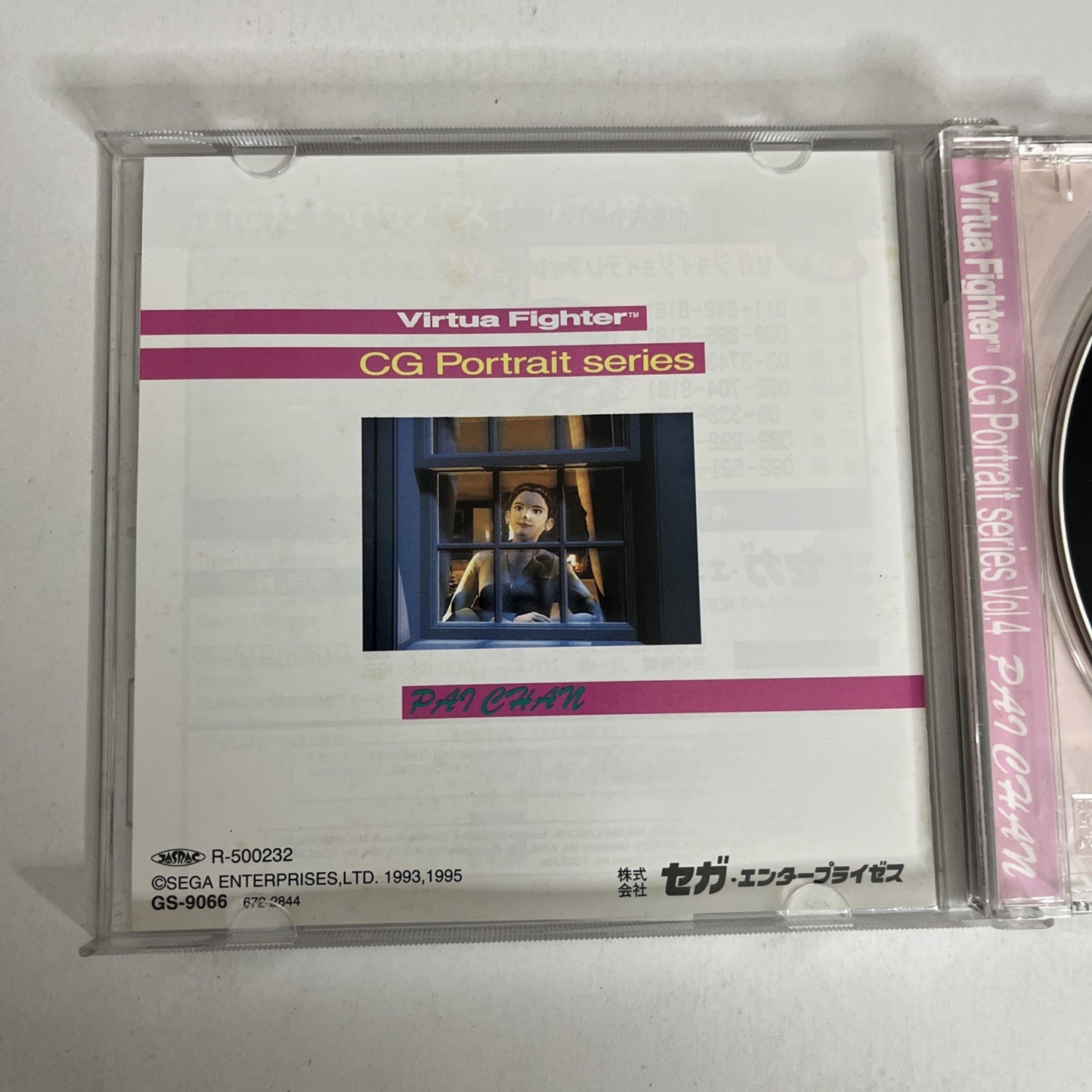 Virtua Fighter Pai Chan CG Portrait SEGA Saturn SS NTSC-J JAPAN Complete