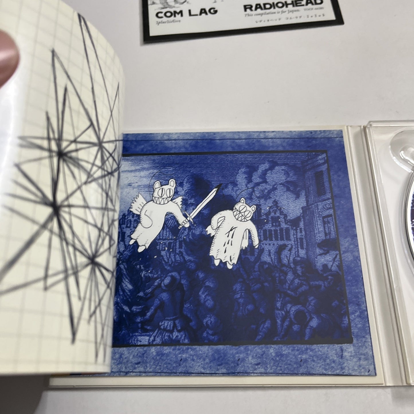 Radiohead – Com Lag 2+2=5 (CD, 2004) Japan Limited Obi Digipak TOCP-66280