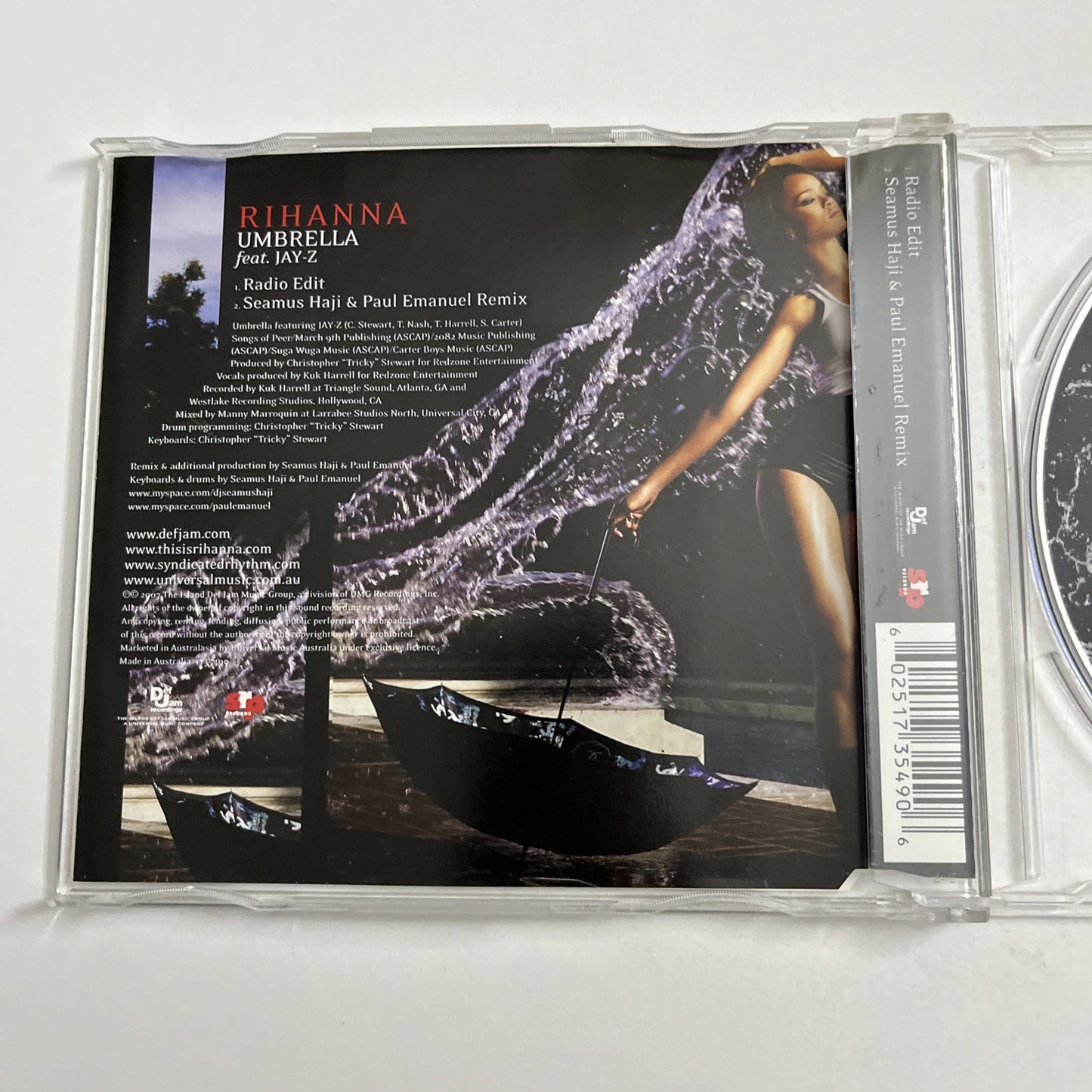 Rihanna, Jay-Z – Umbrella (CD, 2007) Australia Single 1735490