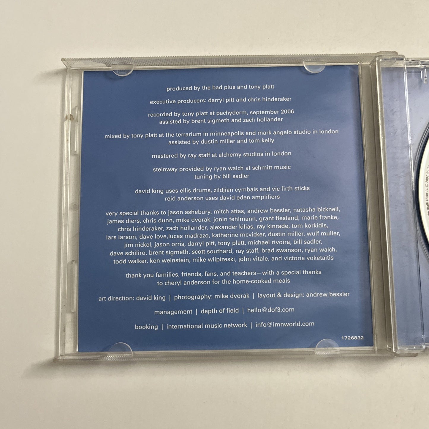 The Bad Plus – Prog (CD, 2007) Europe 0602517268326